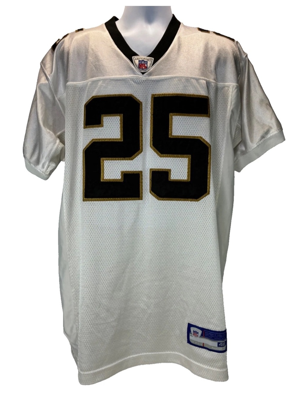 Vintage Reebok on Field New Orleans Saints Reggie Bush #25 NFL Jersey Size 48
